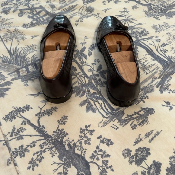 Men’s Belvedere Florence;Genuine Italian Handmade,Leather Ostrich Tassel Loafers main image 5